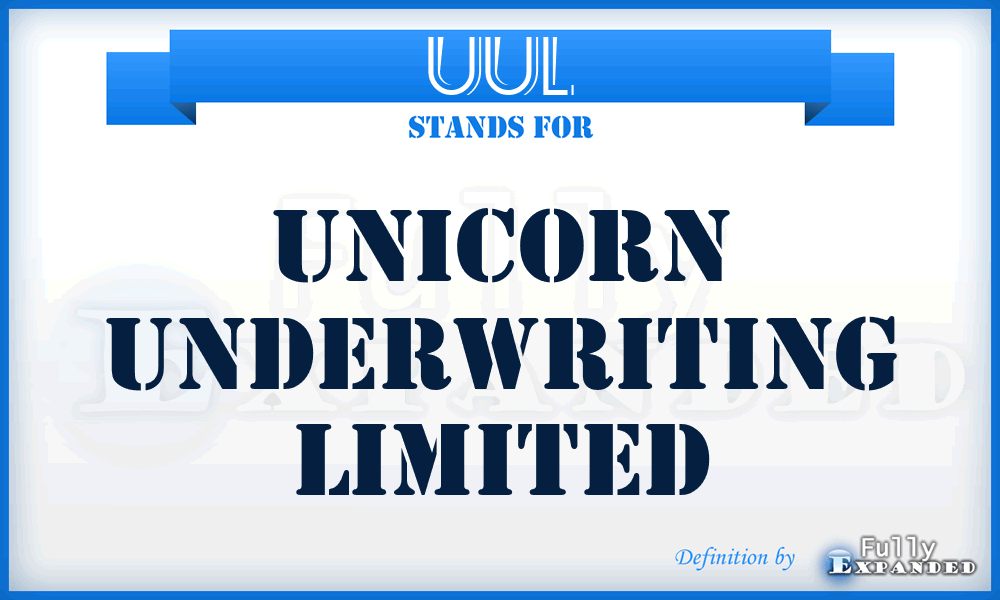 UUL - Unicorn Underwriting Limited