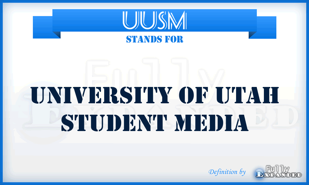 UUSM - University of Utah Student Media