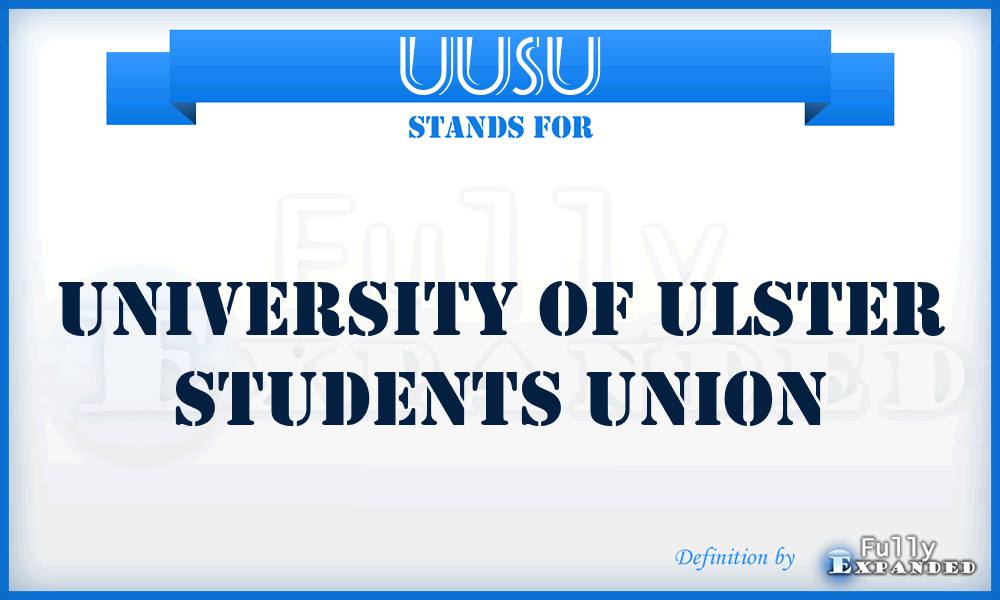 UUSU - University of Ulster Students Union