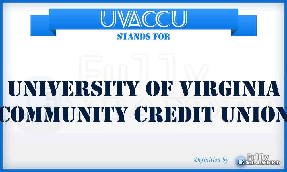 UVACCU - University of Virginia Community Credit Union