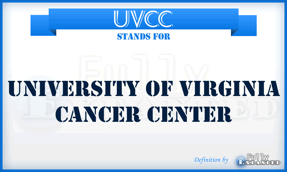 UVCC - University of Virginia Cancer Center