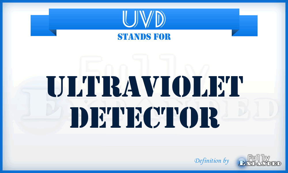 UVD - UltraViolet Detector