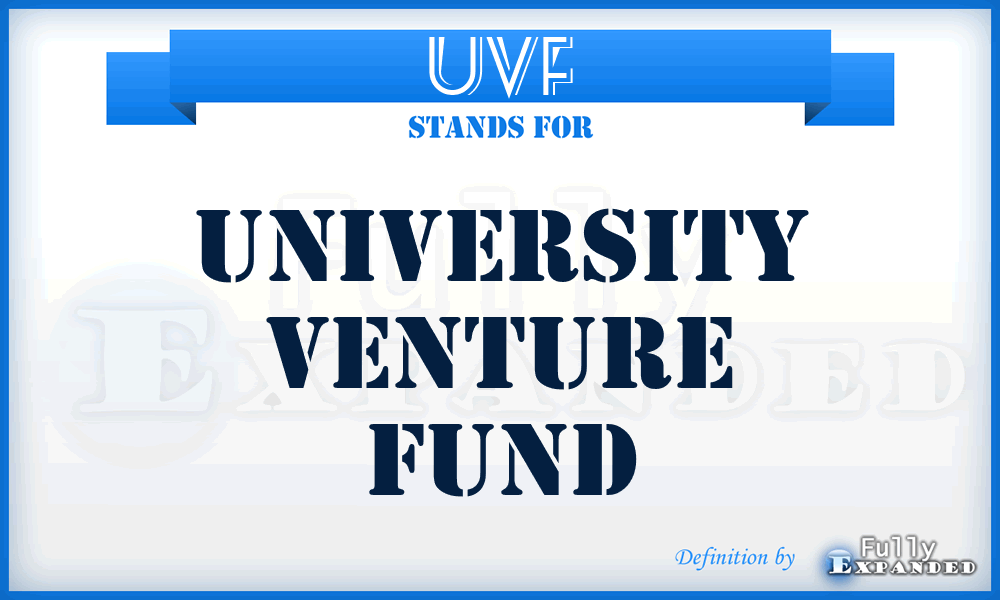 UVF - University Venture Fund