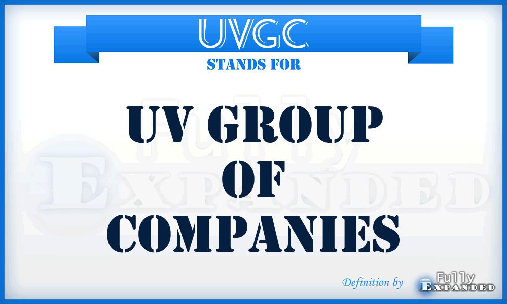 UVGC - UV Group of Companies