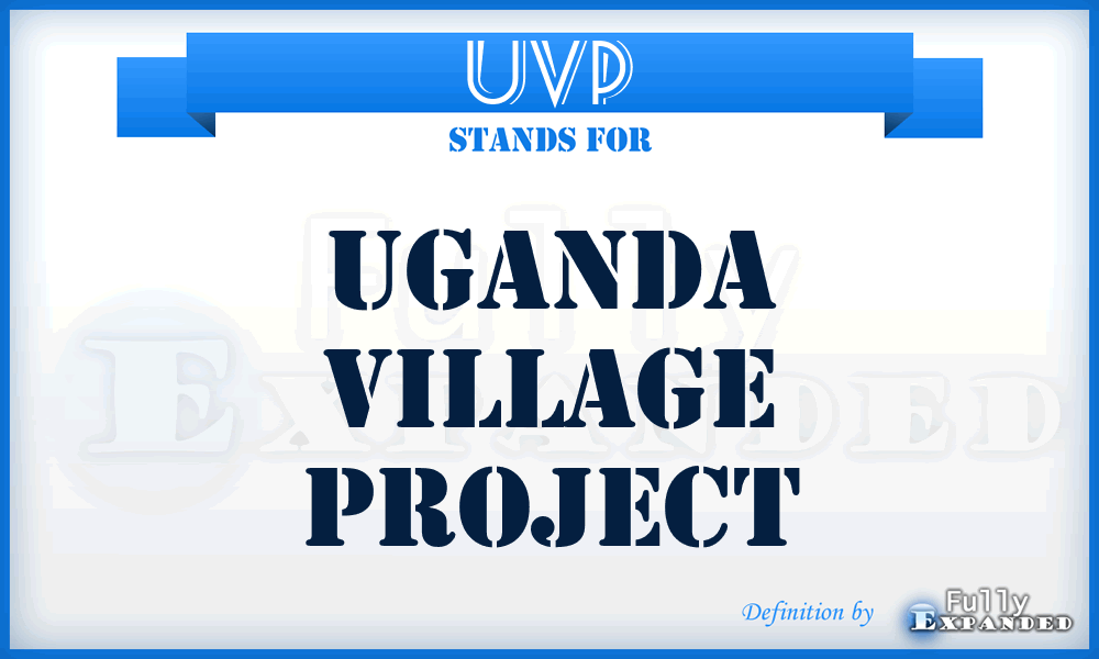 UVP - Uganda Village Project