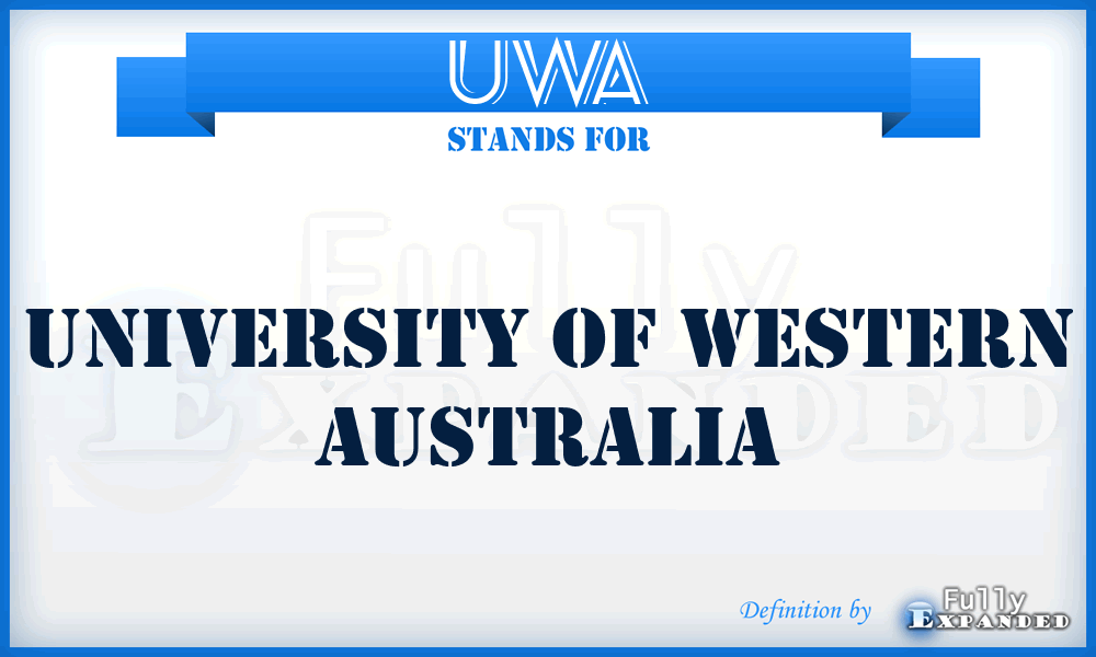 UWA - University of Western Australia