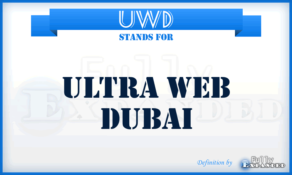 UWD - Ultra Web Dubai