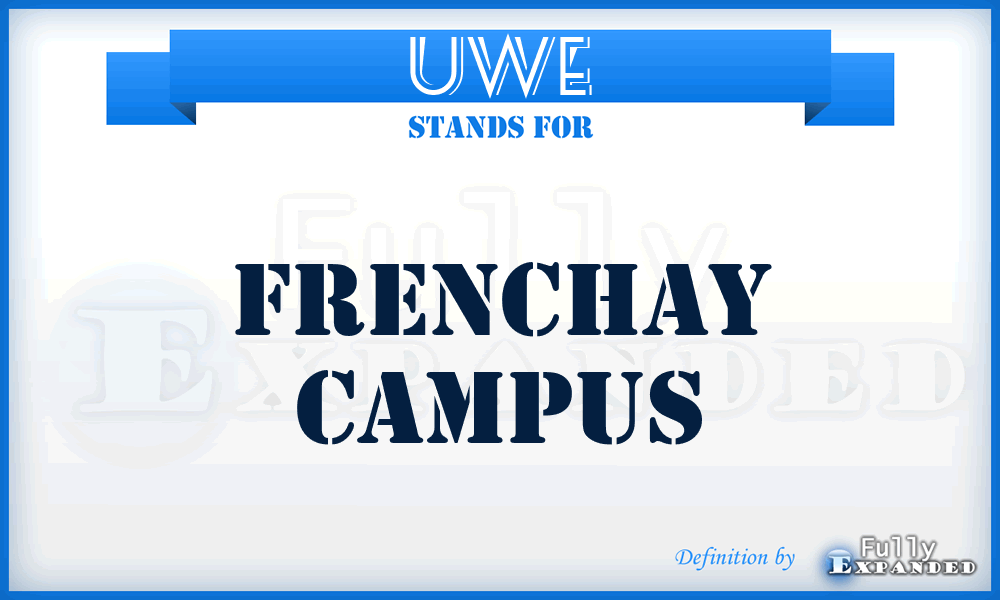 UWE - Frenchay Campus