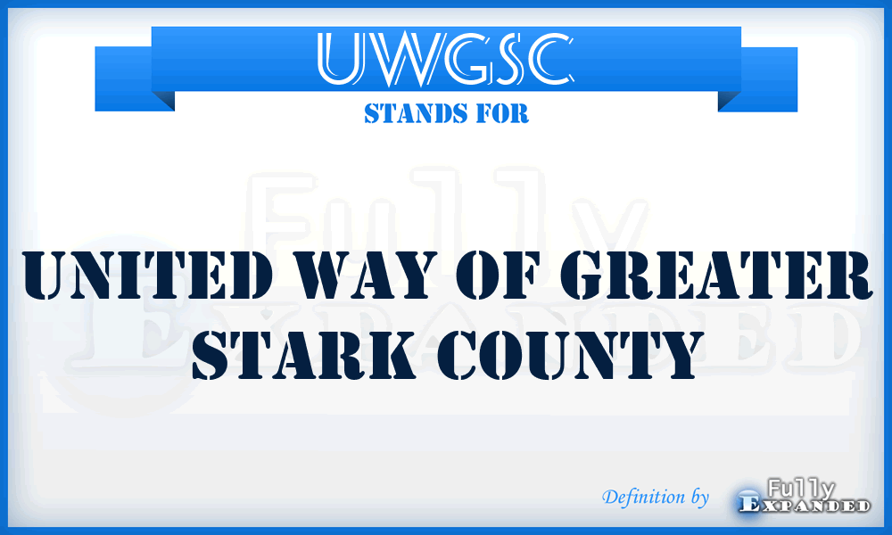 UWGSC - United Way of Greater Stark County
