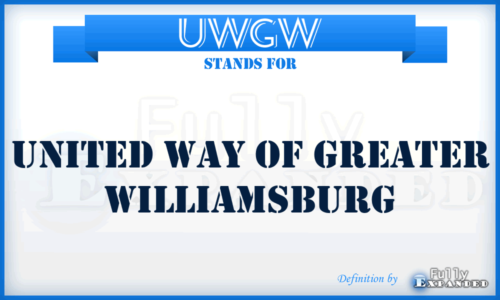 UWGW - United Way of Greater Williamsburg