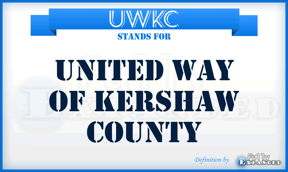 UWKC - United Way of Kershaw County