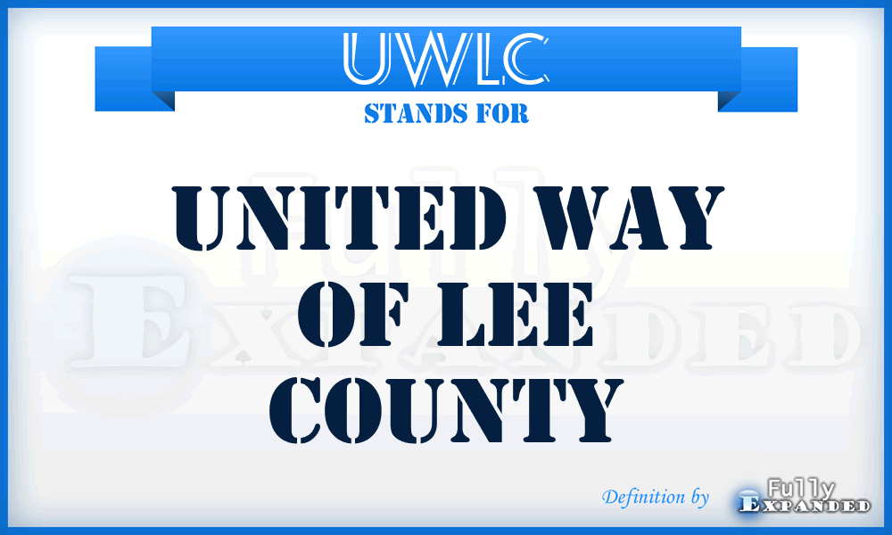 UWLC - United Way of Lee County