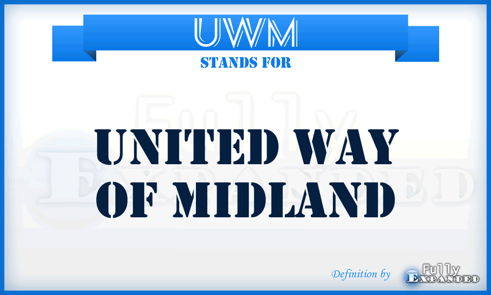 UWM - United Way of Midland