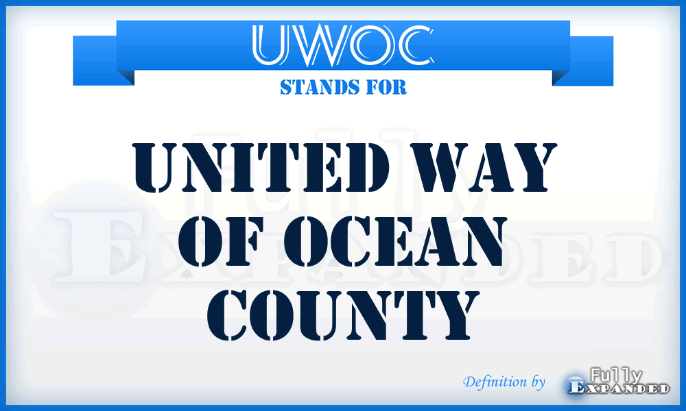 UWOC - United Way of Ocean County