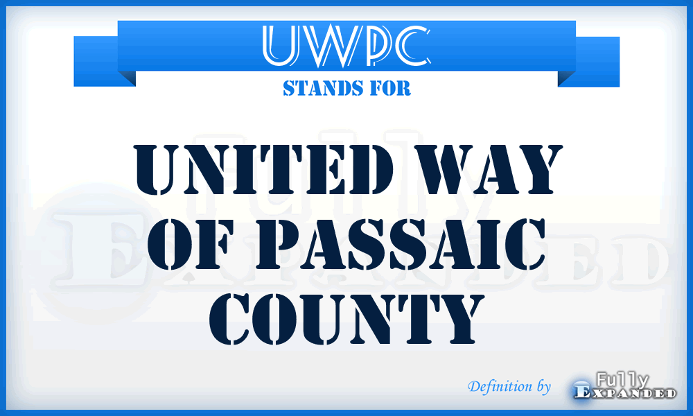 UWPC - United Way of Passaic County