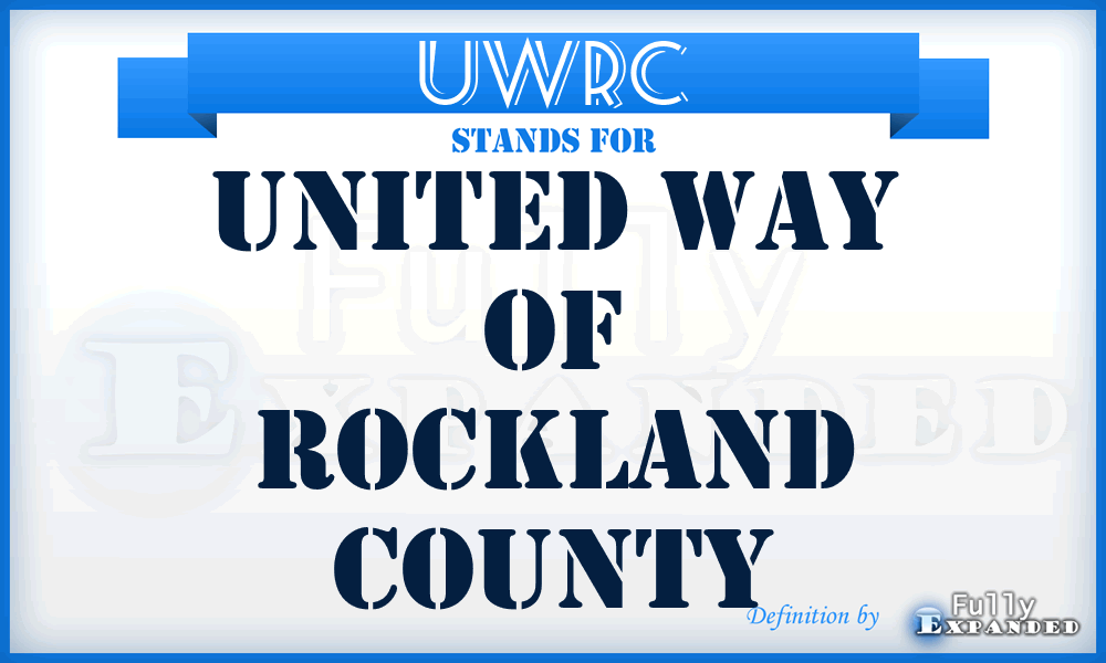 UWRC - United Way of Rockland County