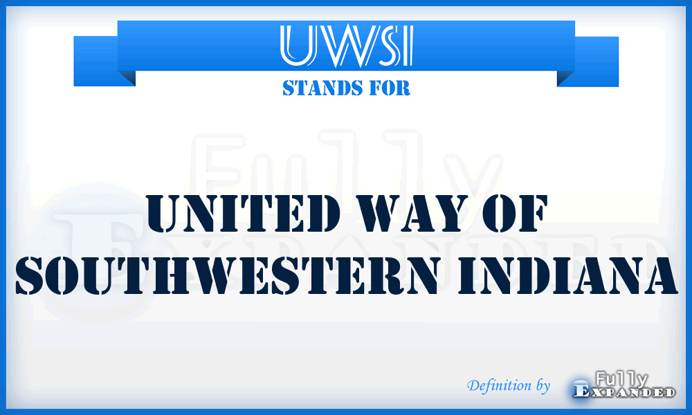 UWSI - United Way of Southwestern Indiana