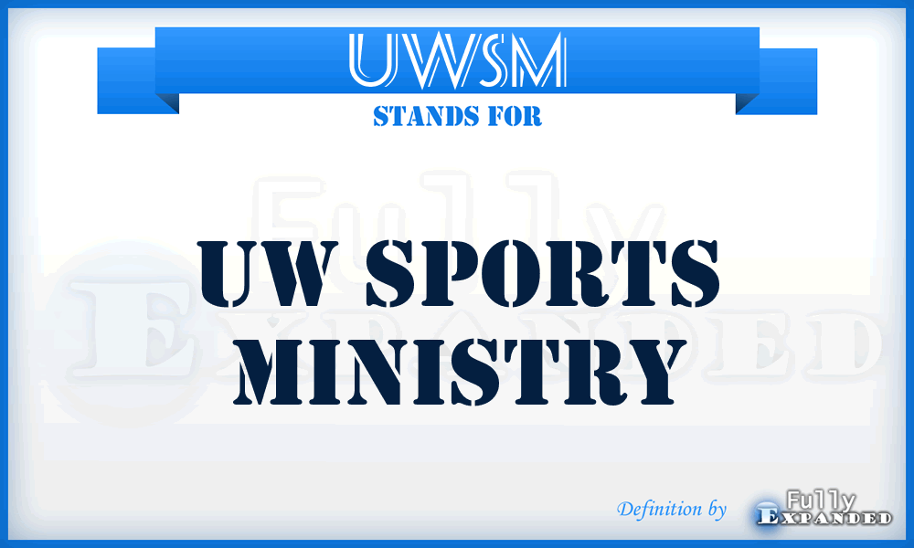 UWSM - UW Sports Ministry