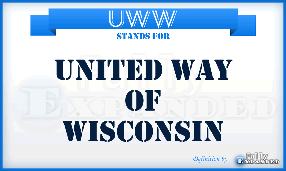 UWW - United Way of Wisconsin