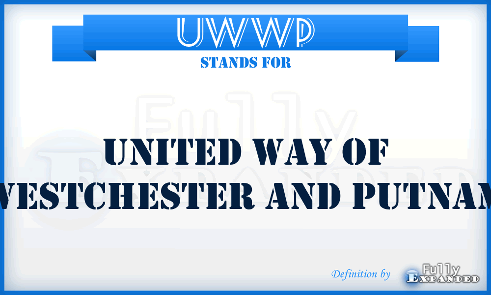 UWWP - United Way of Westchester and Putnam