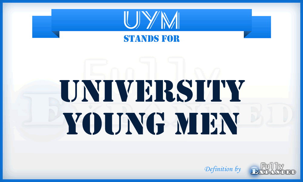 UYM - University Young Men
