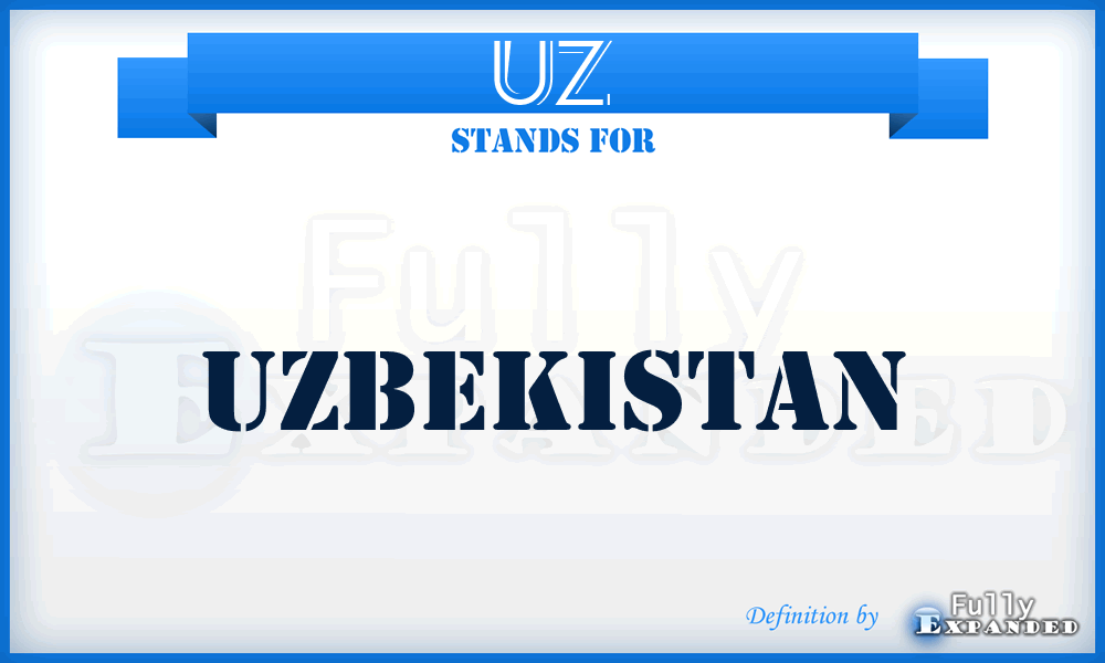 UZ - Uzbekistan