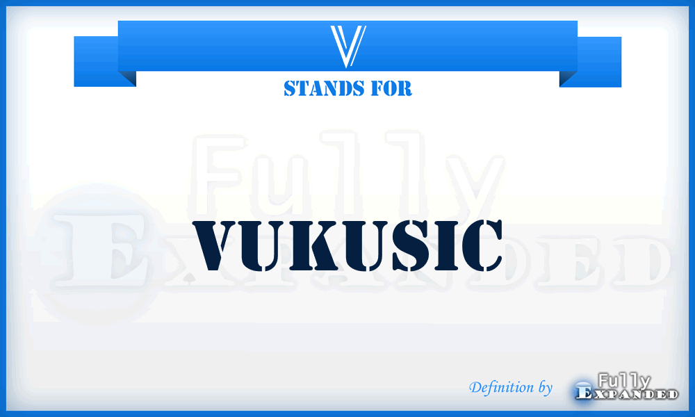 V - Vukusic