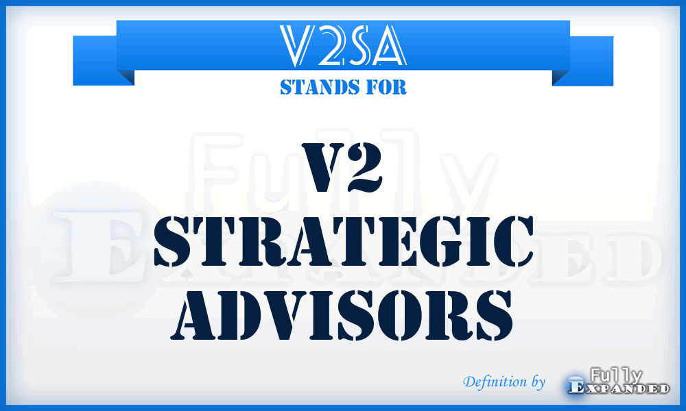 V2SA - V2 Strategic Advisors