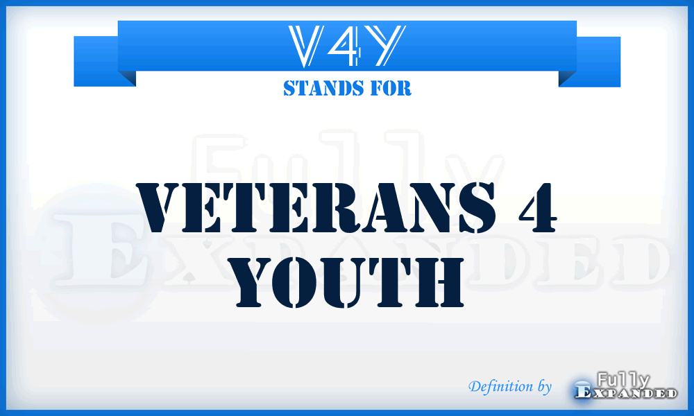 V4Y - Veterans 4 Youth