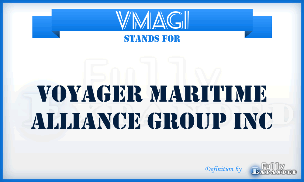 VMAGI - Voyager Maritime Alliance Group Inc