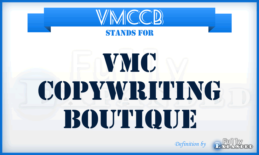 VMCCB - VMC Copywriting Boutique