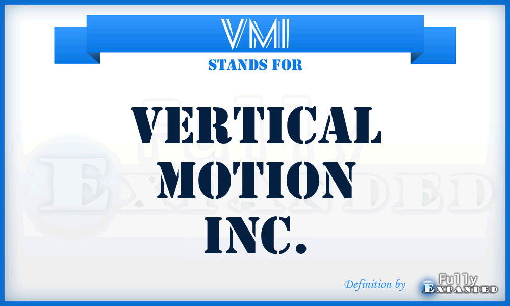 VMI - Vertical Motion Inc.