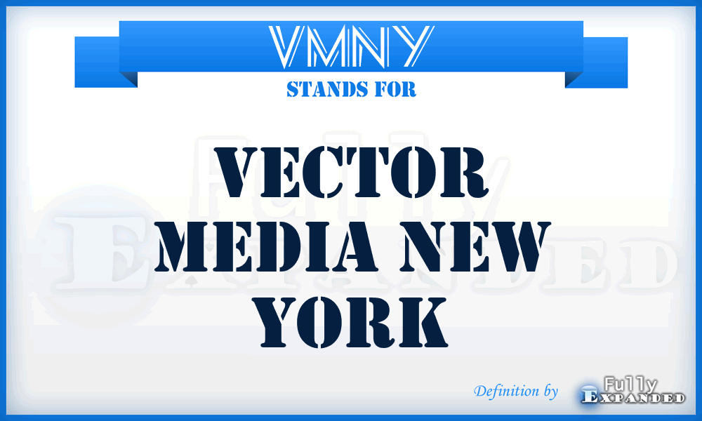 VMNY - Vector Media New York