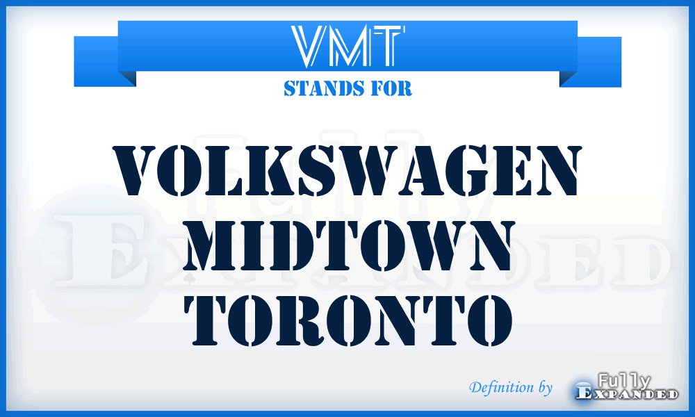 VMT - Volkswagen Midtown Toronto