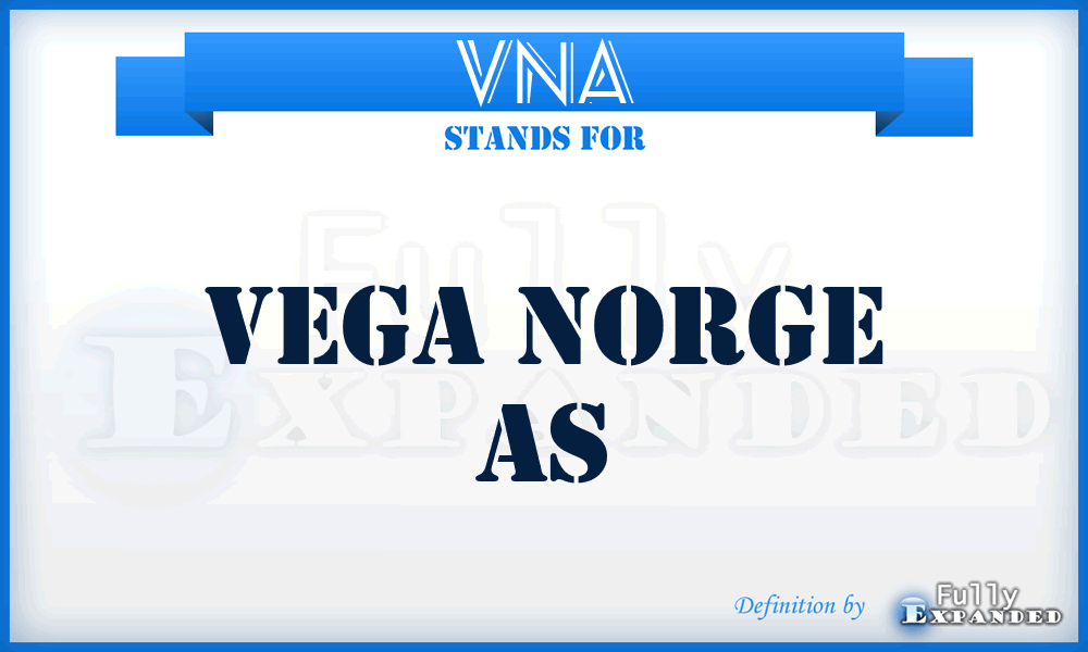 VNA - Vega Norge As