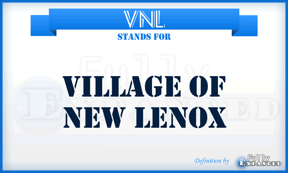 VNL - Village of New Lenox