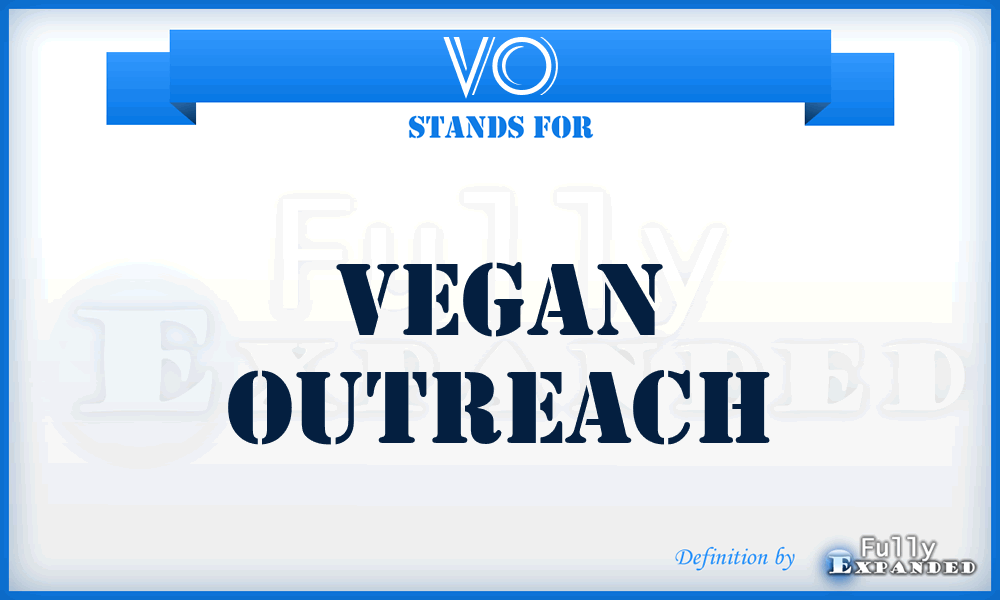 VO - Vegan Outreach