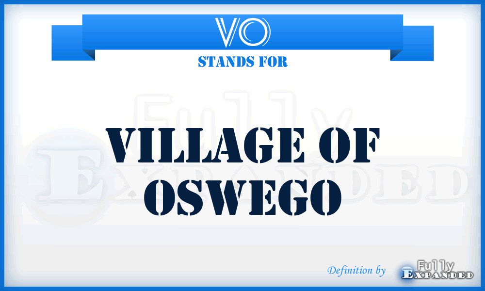 VO - Village of Oswego