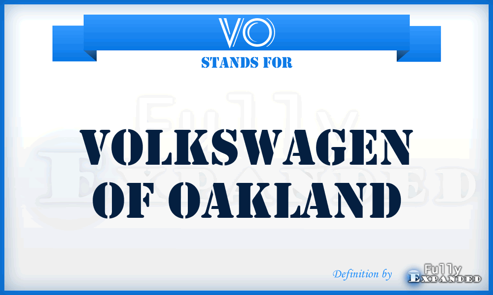 VO - Volkswagen of Oakland