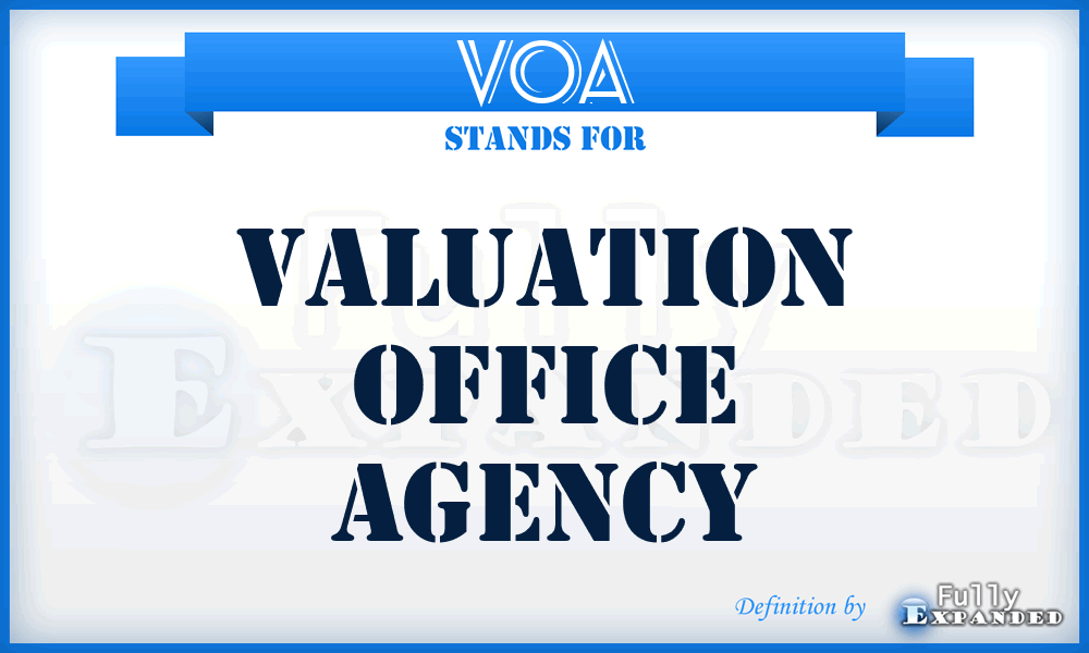 VOA - Valuation Office Agency