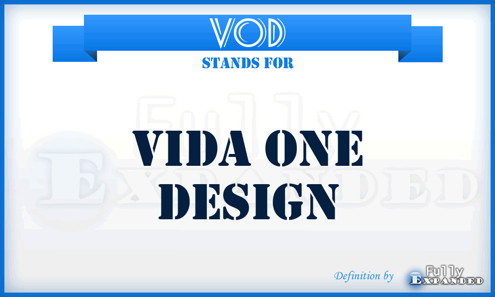 VOD - Vida One Design