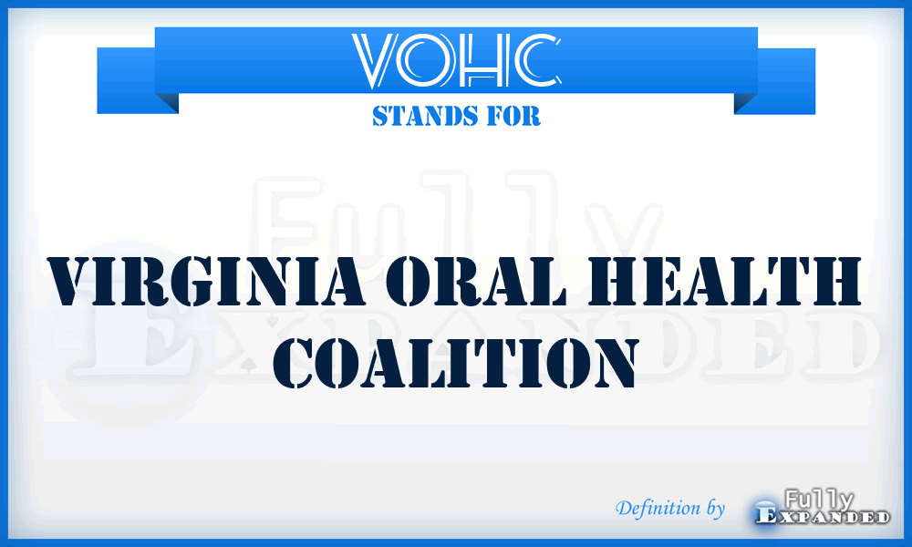 VOHC - Virginia Oral Health Coalition