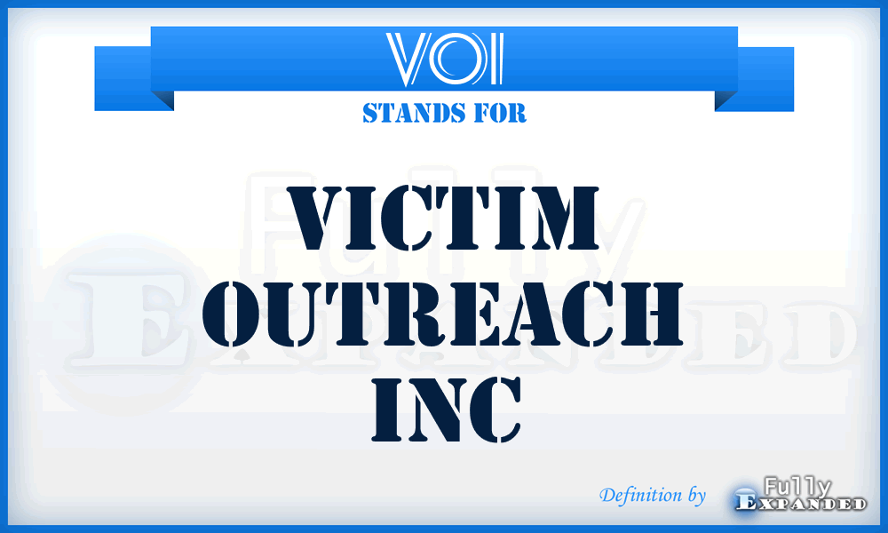 VOI - Victim Outreach Inc