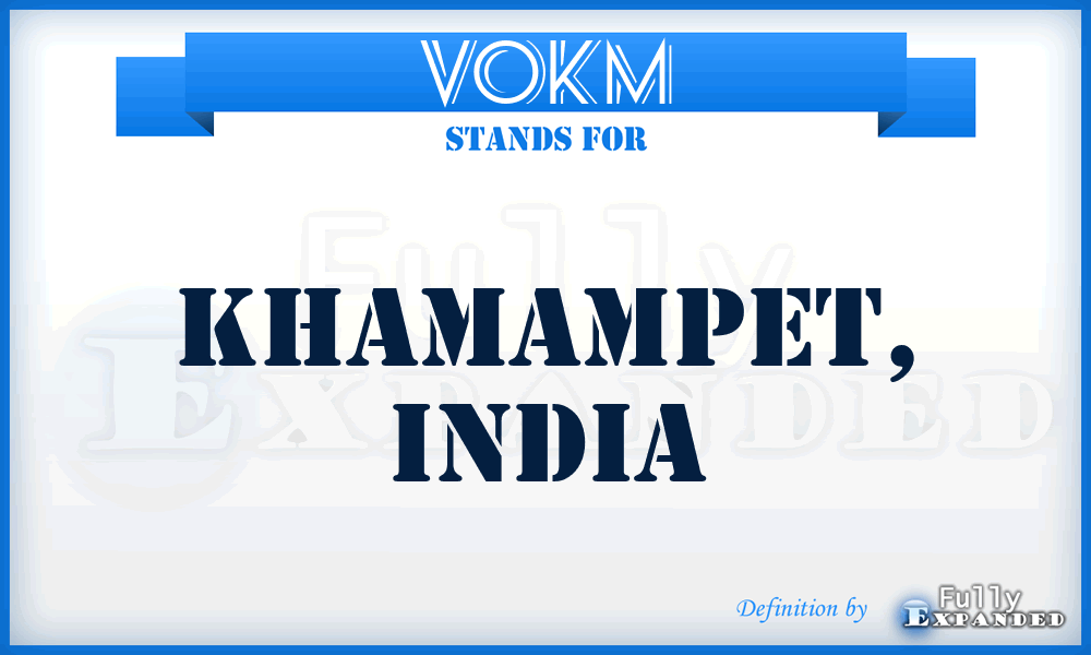 VOKM - Khamampet, India