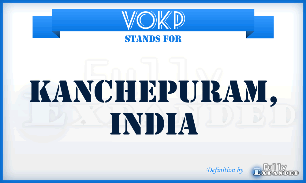 VOKP - Kanchepuram, India