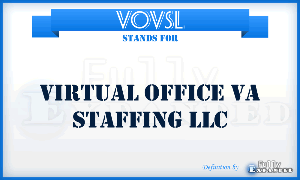 VOVSL - Virtual Office Va Staffing LLC