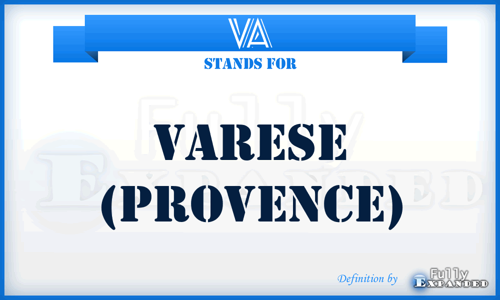 VA - Varese (Provence)