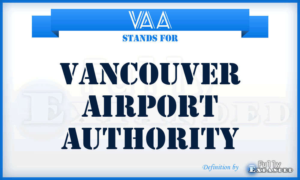 VAA - Vancouver Airport Authority