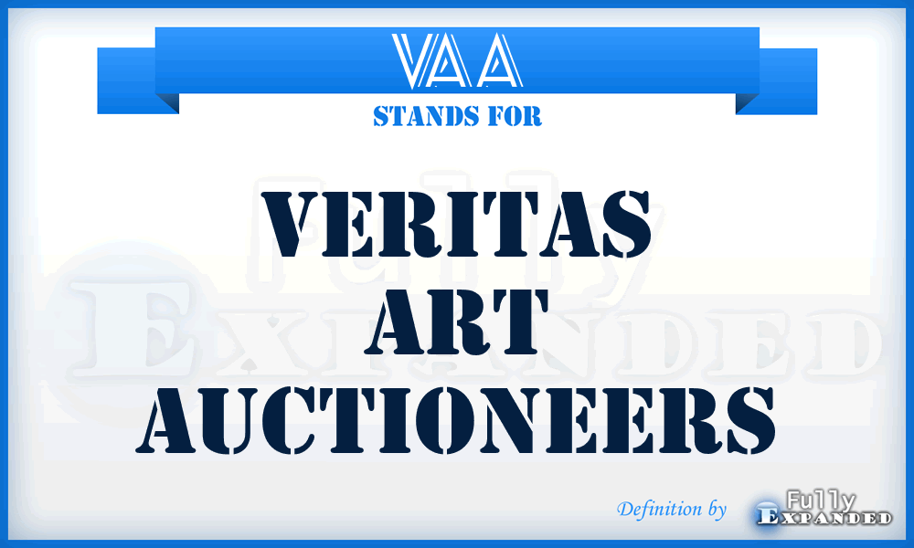 VAA - Veritas Art Auctioneers