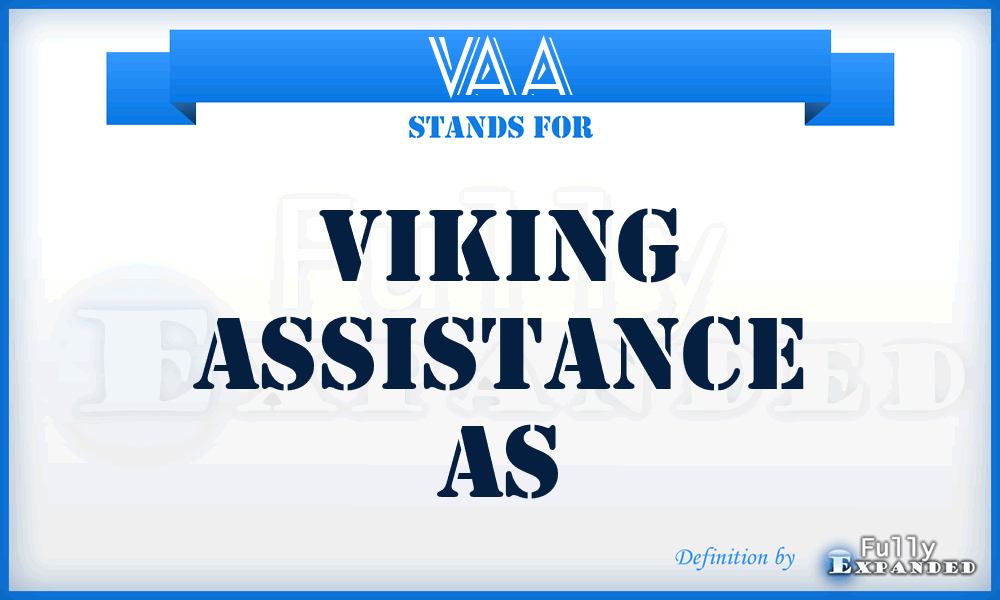 VAA - Viking Assistance As